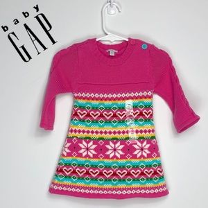 NWT Baby GAP 2 Piece Sweater Dress with Bloomers